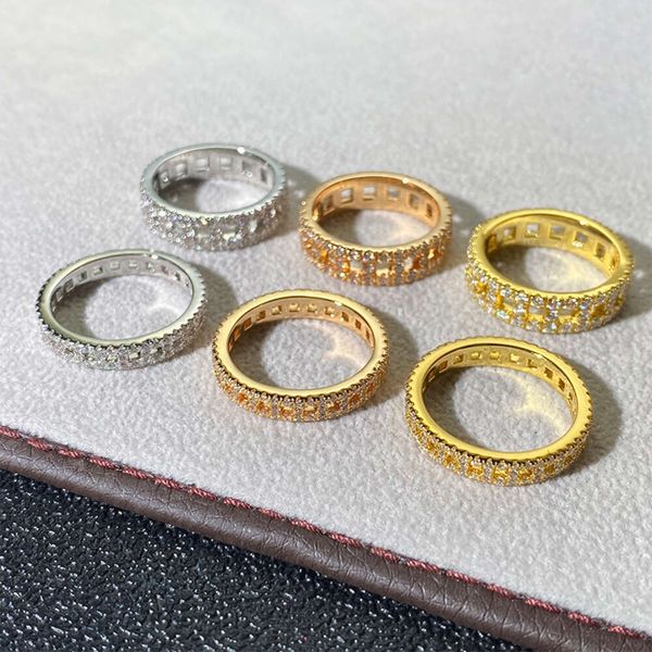 Ism anéis jóias precisão v ouro feminino oco t geométrico quadrado largo estreito luz casal anel masculino feminino