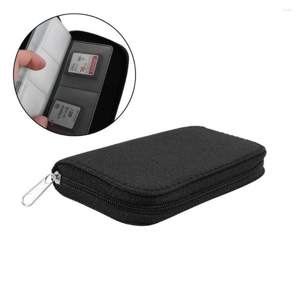 Aufbewahrungsbeutel Micro Wallet Holder Case Tragetasche Box Speicherkarte für CF/SD/SDHC/MS/DS