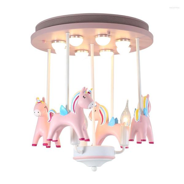 Plafoniere Camera dei bambini Luce Camera da letto Lampada Creativa moderna Superficie montata Scuola materna Parco giochi Illuminazione decorativa dei cartoni animati