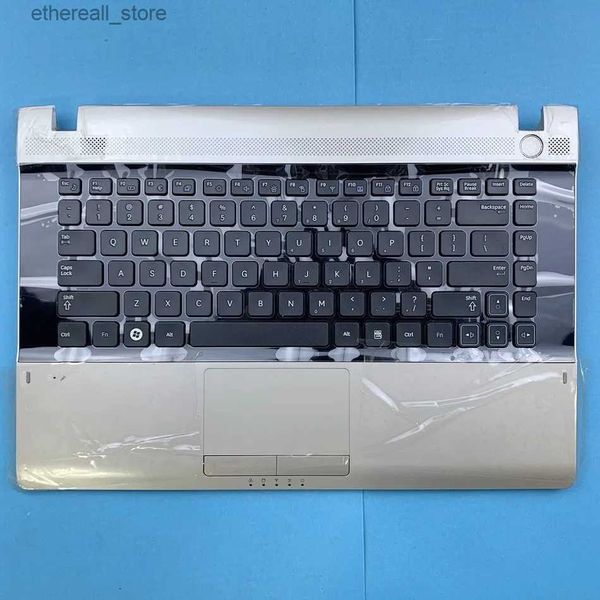 Tastaturen US Gold Palmrest Laptop-Tastatur für Samsung RV411 RV415 RV420 BA75-03162A US-Layout Q231121