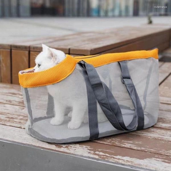 Portadores de gatos Pequeno estilingue para animais de estimação Gatos de saída Bolsa versátil Cachorro Caminhadas Bolsa de viagem