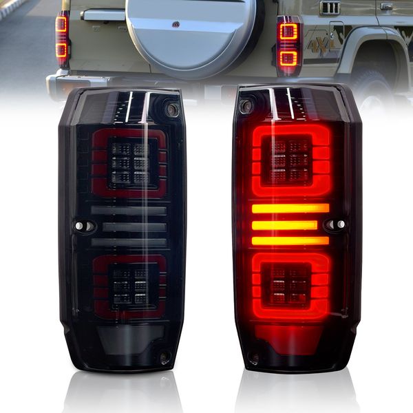 Luzes traseiras do carro Montagem para Toyota Land Cruiser FC 1984-2021 LED DRL LUZES DE ESTACIONAL LED FREI