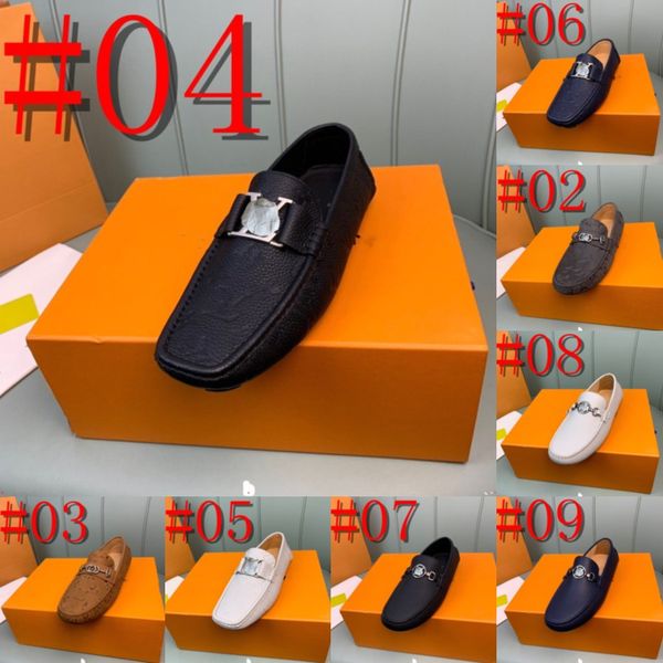 9Model Luxuoso Sapatos de crocodilo masculino Casual Marca de luxo Handmada Soxotores de couro genuíno Men tênis de moda de moda italiana Sapatos brancos mocassins