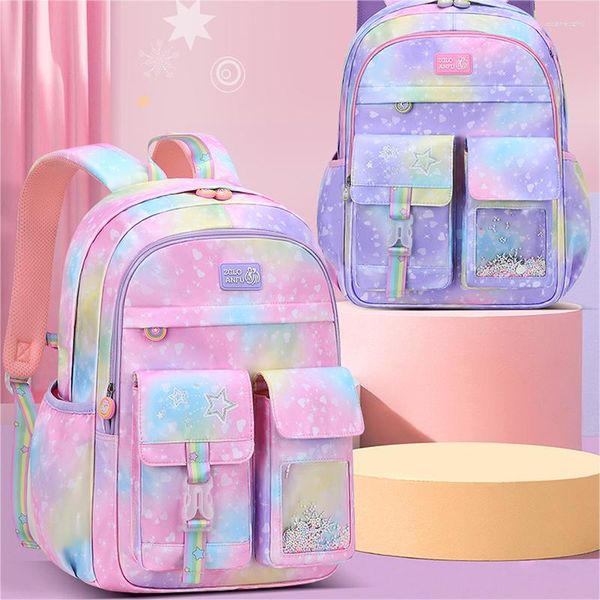 Borse da scuola Bambini per ragazze Kawaii Satchel Zaini ortopedici primari Zainetto per adolescenti Zaino Sac Mochila