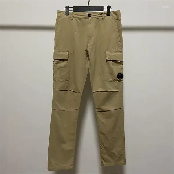 Pantaloni da uomo Casual CP Cotton Washed Mens Korea Style Straight Cargo Men Fashion Brand Pantaloni larghi di alta qualità