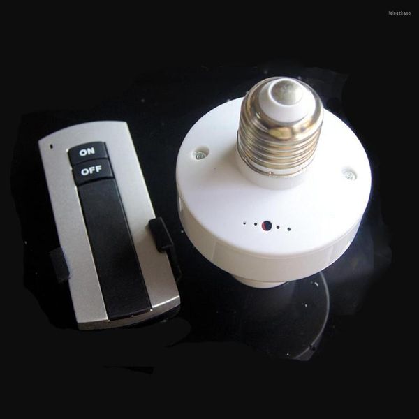 Schraube Drahtlose Fernbedienung Glühbirnenhalter Lichtkappe Sockel Schalter Kit 110V