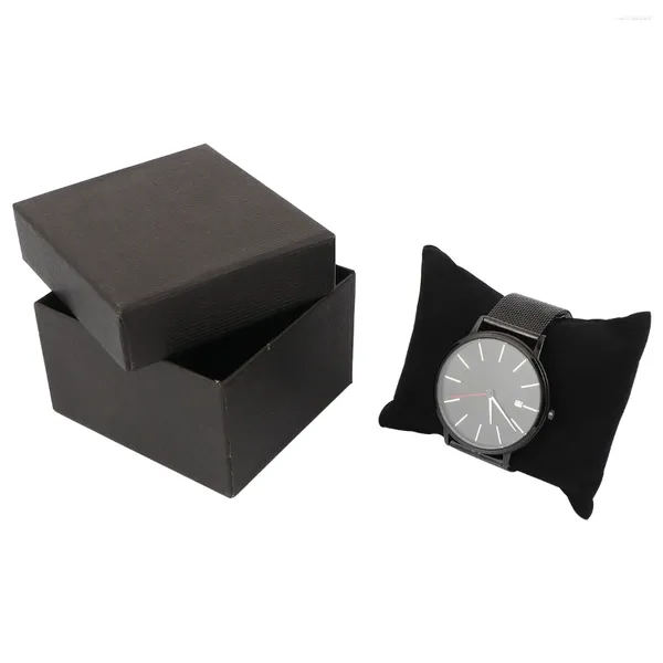 Bolsas de jóias 3 pcs céu terra capa relógio caixa de viagem decorações de papel pulseira presente papelão