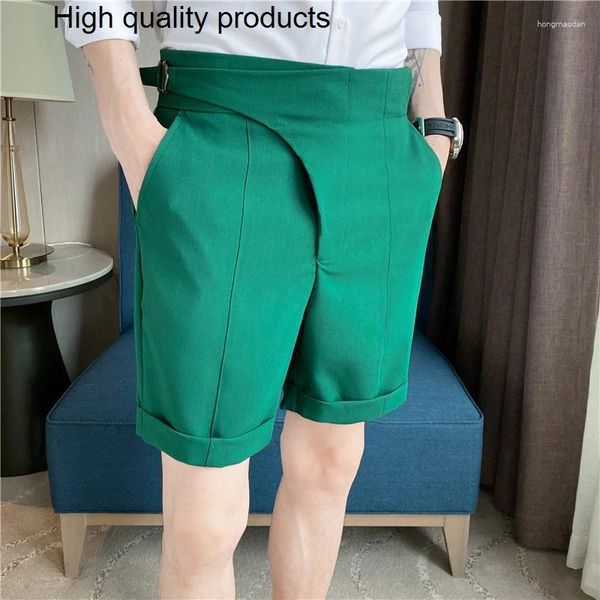 Shorts masculinos 2023 homens verão coreano moda negócios casual chino calças de escritório legal roupas respiráveis s-3xl