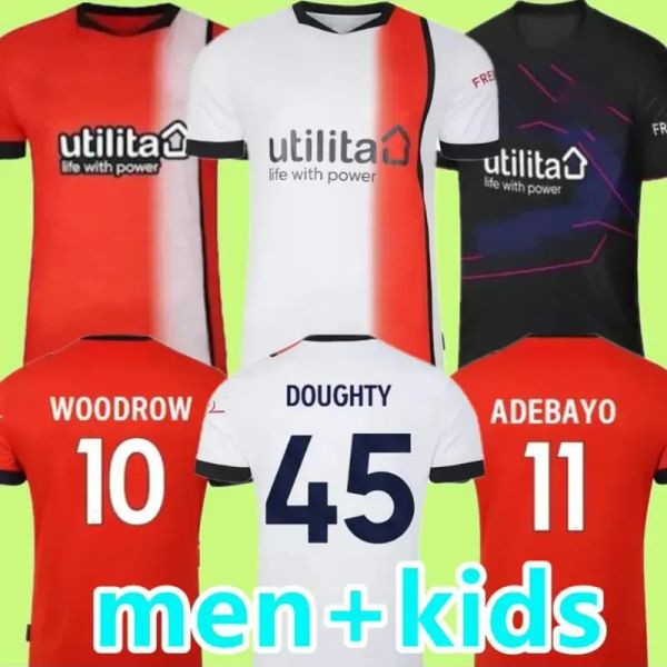 23 24 Maglie da calcio Luton BRADLEY Morris Burke Hartson Billy Bingham Curtis Lansbury Donaghy Berry Mick Home Away Terza maglia Maglia da calcio Kit uniforme