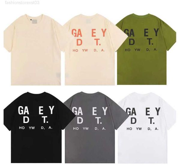 T-Shirts für Herren Galleryse Depts t s T-Shirts Polos Herren Damen Designer-T-Shirts Galleryes Cottons Man s Casual Luxurys Clothing Clothes