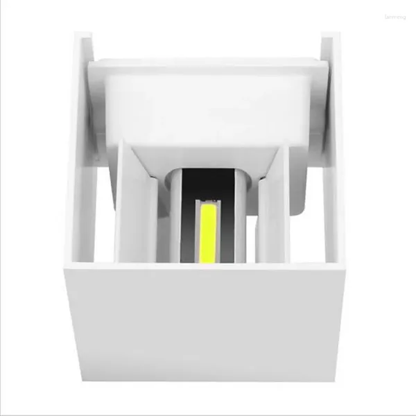 Lampada da Parete Dimmerabile 9W 12W LED Cubo Orientabile da Superficie Esterno Impermeabile IP65 Luce da Giardino