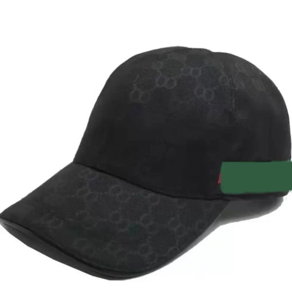 Klassischer Druck Segeltuch-Baseball-Mütze Mens Designer Caps Fitted Cap Fedora Letter Stripe Men Casquette Beanie Leisure Ball Hats