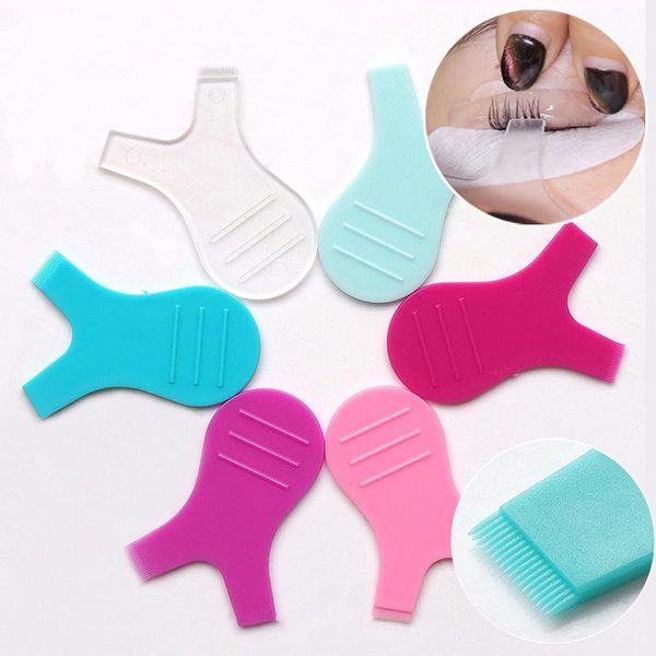 Yanlış Kirpikler 5 PCS Y ŞEKİL Kirat Asansör Araçları Yeniden Kullanılabilir Plastik Kirpik Perming Masup Maskara Laminasyon Kiti Kirpikler Malzemeler