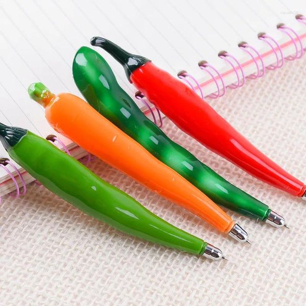 Forniture per ufficio di cancelleria coreana Studente Creativo Cartoon Frutta Verdura Penna con magnete Penne a sfera 25 Pz/lotto