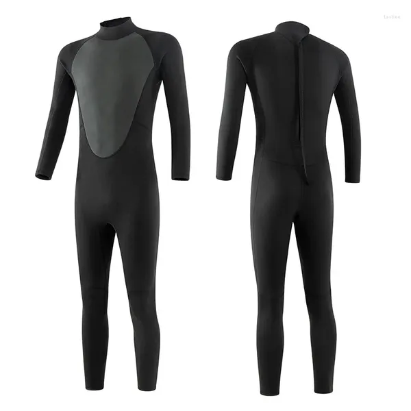 Roupa de banho feminina 3mm terno de mergulho preto natação wetsuit homens maiô completo ultra estiramento neoprene corpo volta zip marido presente