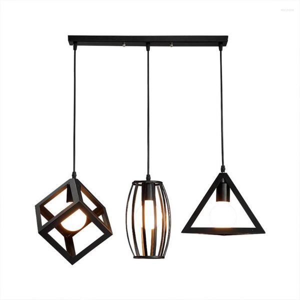 Pendelleuchten Nordic Lights Industrial Vintage Loft Lampe Iron Art Cage Hanging Home Küche Wohnzimmer für E27 Led Bulb