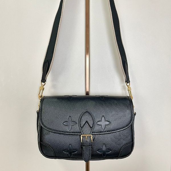 Üst Tasarımcı Çantası #46388 Kadın Klasik Baskı Torbası Tam Deri Kabartmalı Çanta Şık Çok Fonksiyonel Crossbody Bag