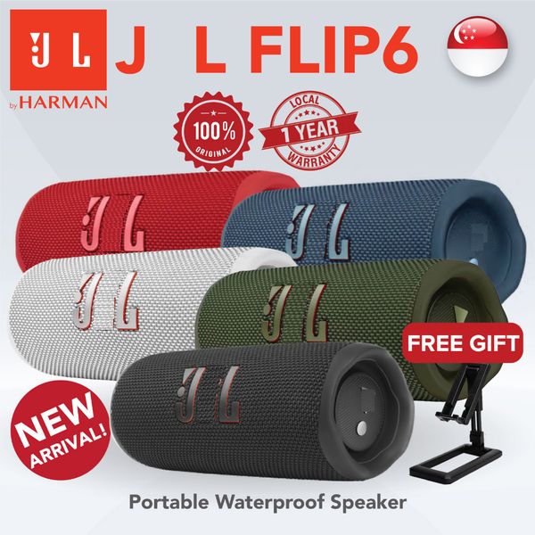 Flip 6 Tragbarer Bluetooth -Lautsprecher, leistungsstarker Klang und Deep Bass, IPX67 wasserdicht+staubsichere Lautsprecher 79