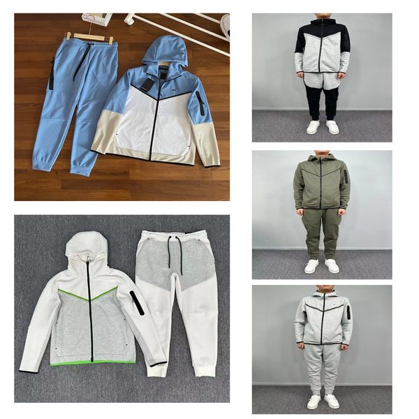 2023 tute invernali spesse Set pile tecnico Designer uomo donna pantaloni tuta sportiva da uomo jogger Pantaloni lettera Abbigliamento stampato geometrico taglia m-3xl da corsa