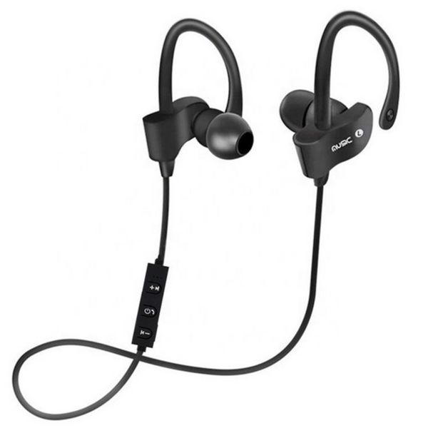 Sports Wireless 4.1 fone de ouvido Bluetooth executando música estéreo universal mini-tampão de orelha dupla em fones de ouvido com gancho de orelha de orelha