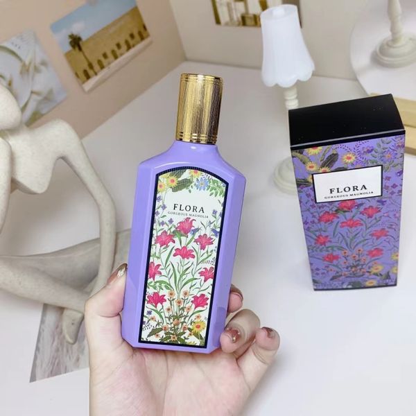 Luxos desigenr Flora Perfumes Para Mulheres Colônia 100ml Mulher Sexy Fragrância Perfumes Spray EDP Parfums Royal Essence Perfume de Casamento Navio Rápido Atacado