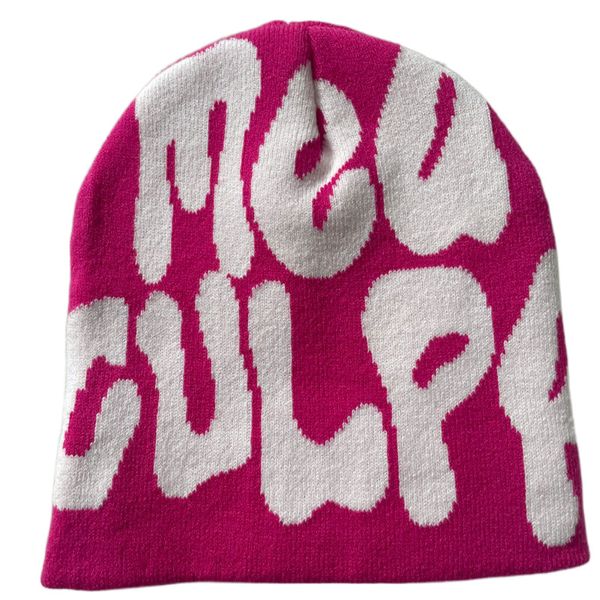 Cappelli di lusso designer donna berretto rosa per uomo mea culpas moda casual autunno inverno calore casquette giorno di Natale amanti del regalo berretto lavorato a maglia morbido A-11