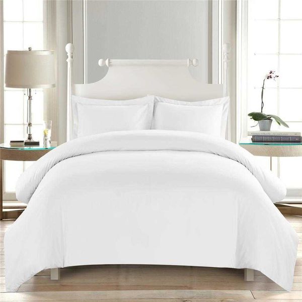 Наборы постельных принадлежностей Denisroom Белые постельные принадлежности наборы с двуспальной кровать