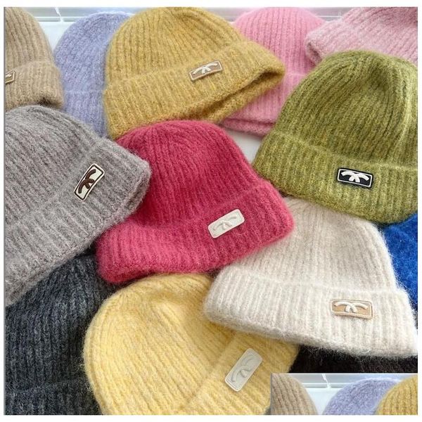 Cloches Cloches Moda Uomo Donna Designer Classico Cappello scozzese lavorato a maglia invernale Beani Drop Consegna Accessori Cappelli Sciarpe Guanti Berretti F Dhwae