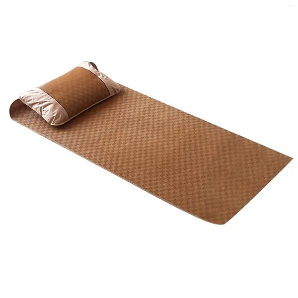 Set di biancheria da letto Tessili per la casa Tappetino in rattan Set lenzuolo con angoli Copriletto estivo fresco Coprimaterasso Bambù