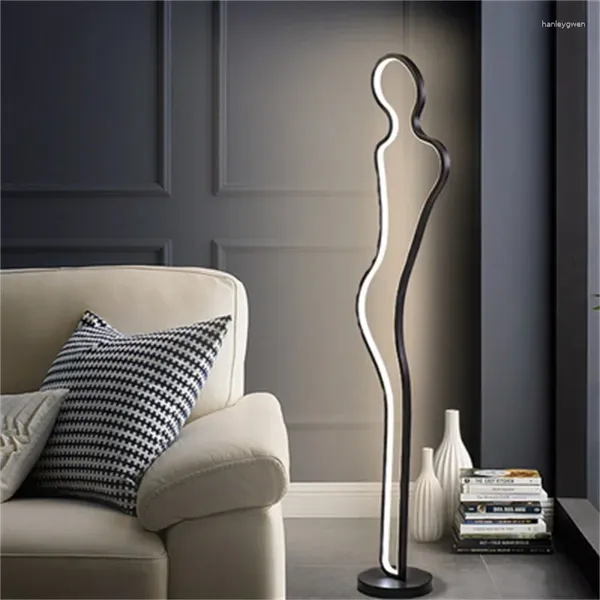 Stehlampen Wohnzimmerlampe Kreative Humanoide Kunst Designer Verkaufsbüro Modell Persönlichkeit El Lobby Girl
