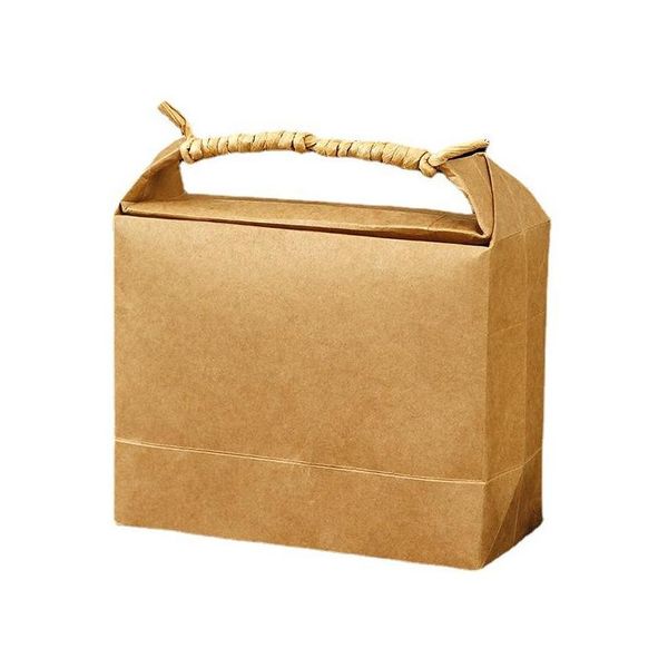 Упаковочные пакеты ретро стоя вверх по картонной коробке с картонной пакетом для рисового чая Оптом LX4460 Офис доставки DHBQX