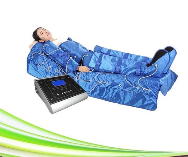 3 in 1 Ferninfrarot-Schlankheits-Pressotherapie EMS Elektrische Muskelstimulation Sauna Luftdruck-Pressotherapie Lymphdrainage-Massagegerät