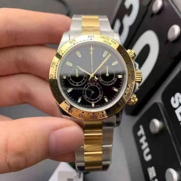 U1 Top AAA Роскошные часы Clean CF GMT Pepsi Автоматические мужские часы Daytonas 5ATM Черно-синий керамический безель с циферблатом JubileeSteel Сапфировый браслет Super Edition Serial I571