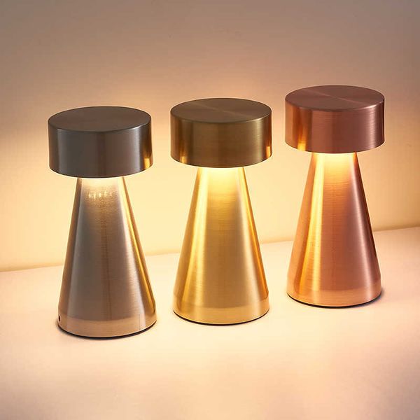 Tavolo giapponese s con Touch Retro Wireless USB Ricaricabile Luci notturne USB Lampada decorativa per la casa Lam AA230421