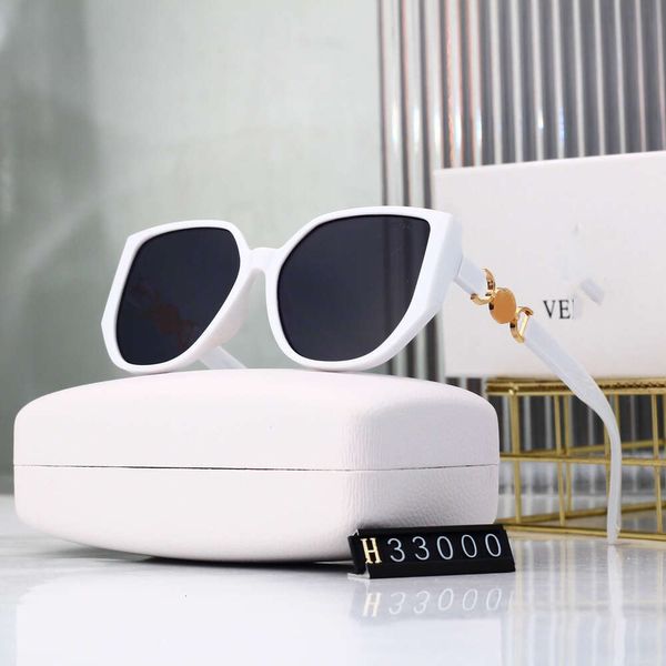 24SSDesigner Versage Óculos de Sol Vercaces para Mulheres Xia Xiaolian High-end e Personalizado À beira-mar Férias Guarda-sol Resistente a UV