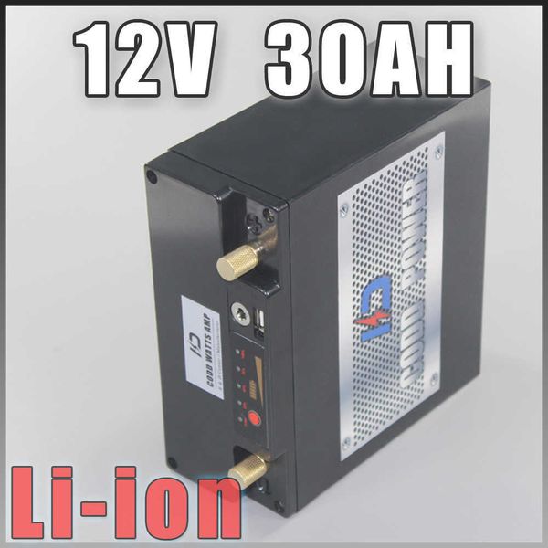 12V 30ah lange Lebensdauer Wiederaufladbarer Solar-USV-Akku Lithium-Ionen 12,6 V