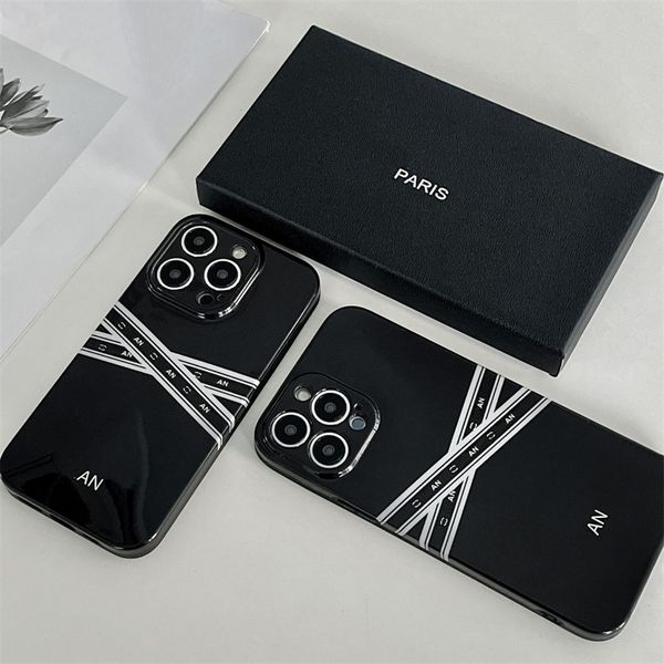 Designer de moda casos de telefone para iphone 15 14 15pro 14pro 14plus 13 12 11 pro max x xr xs luxo criativo carta capa macia caso