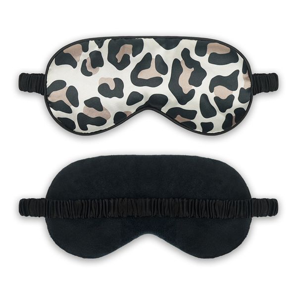 Leopard Sleeleping Olhe máscara de olho Tampa de olho portátil sólido Novo descanso relaxe olho sombra de olho para viagens em casa