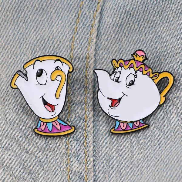 Broschen YQ428 Eenamel Pin Frauen Mädchen Brosche Cartoon Abzeichen Für Taschen Jeans Kragen Revers Schmuck Geschenk