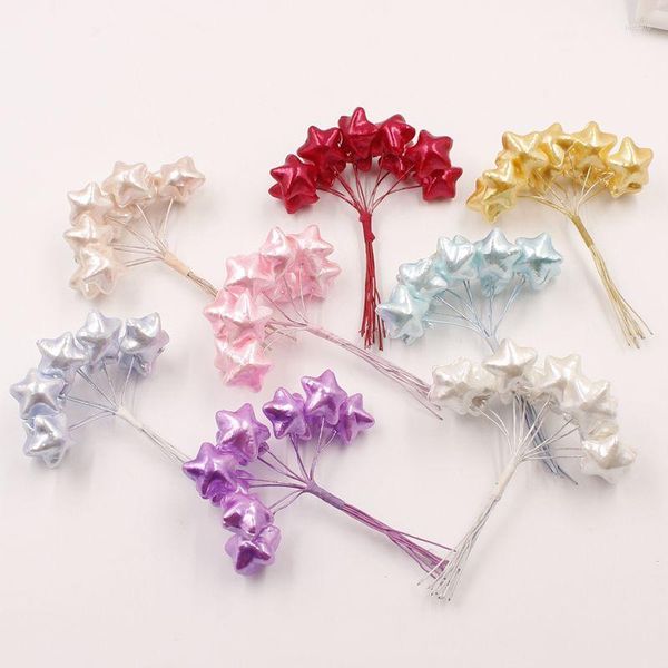 Flores decorativas 10pcs/lote Artificial Flower Wreath Acessórios Garland