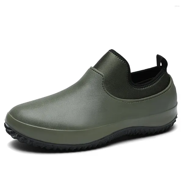 Sandali Uomo Slip On Scarpe da Cucina Resistenti a Prova di Olio Chef Multifunzionale Ristorante Giardino Impermeabile Sicurezza 2023 Lavoro