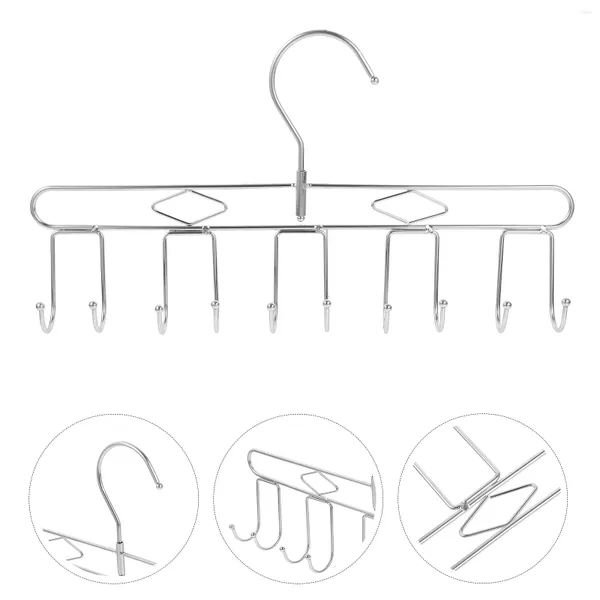 Cabides cabide organizador prateleira calças rack saia clipes de poupança espaço jean aço inoxidável armazenamento calças cremalheiras