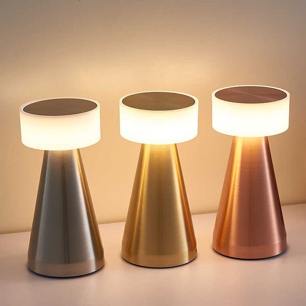 Ретро светодиодные лампы сенсор 3 цвета грибной столик.