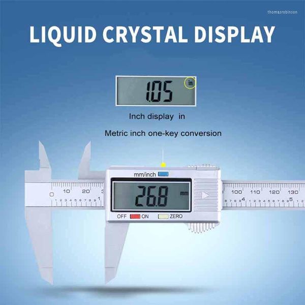 Uhrenreparatursätze Elektronische Digitalanzeige Messschieber 0-150-100 mm Vollkunststoff-Cursor-Messwerkzeug