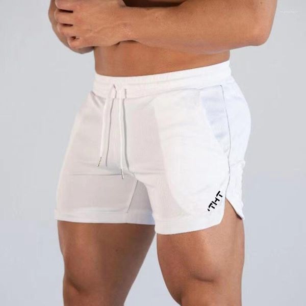 Jeans masculinos 2023 shorts esportivos masculinos de fitness que executam treinamento Triple Strap Beach calça curta