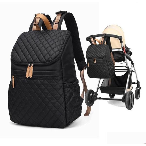 Sacos de fraldas Mtifunction Baby Bag Mochila Grande Capacidade Boss Confortável Straps Elegante Designer de Viagem e Drop Delivery Kids Matern Dhou2