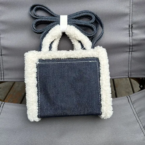 Designer Mini Damen Teddybär Malibel Umhängetasche Stile Herren Wolle Sherpa Adeline Sherpa Luxus Einkaufstasche Clutch Mode Umhängetasche Messenger Bags