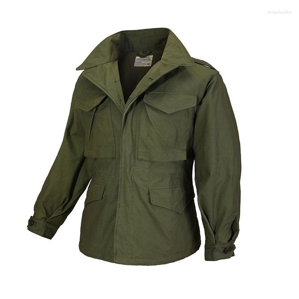 Охотничьи куртки M43 Траншевая пальто Второй мировой войны во Второй мировой войне мужская средняя длина средней длины полевой военный вентилятор тактическая весна и осень