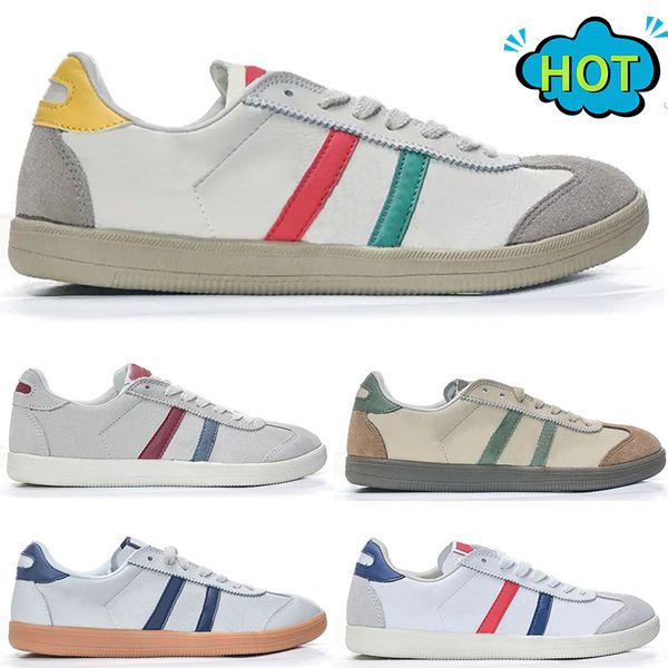 Scarpe da corsa da uomo Asic Tokuten Army Trainer slip on Scarpe da ginnastica stringate in pelle Sail Green Grigio rosso bianco navy grigio Beige Designer uomo donna scarpe da ginnastica sportive casual