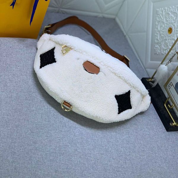 Hochwertige Tasche, Designer-Damentasche, Over the Moon, Pelz, Wolle, Teddy, Schultertasche, Bauchtasche, Luxus-Brieftasche, Bauchtasche, Gürteltasche, weiße Gürteltasche, Herren-Umhängetaschen, Geldbörsen, Geldbörse